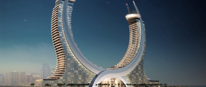Hotel u obliku dva ogromna mača u Kataru