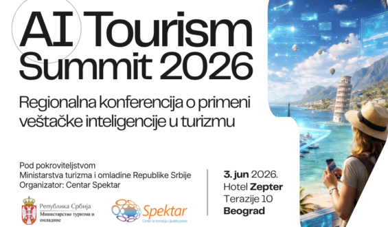 AI Tourism Summit 2026 u Beogradu 3. juna okuplja turistički sektor regiona oko primene AI u turizmu