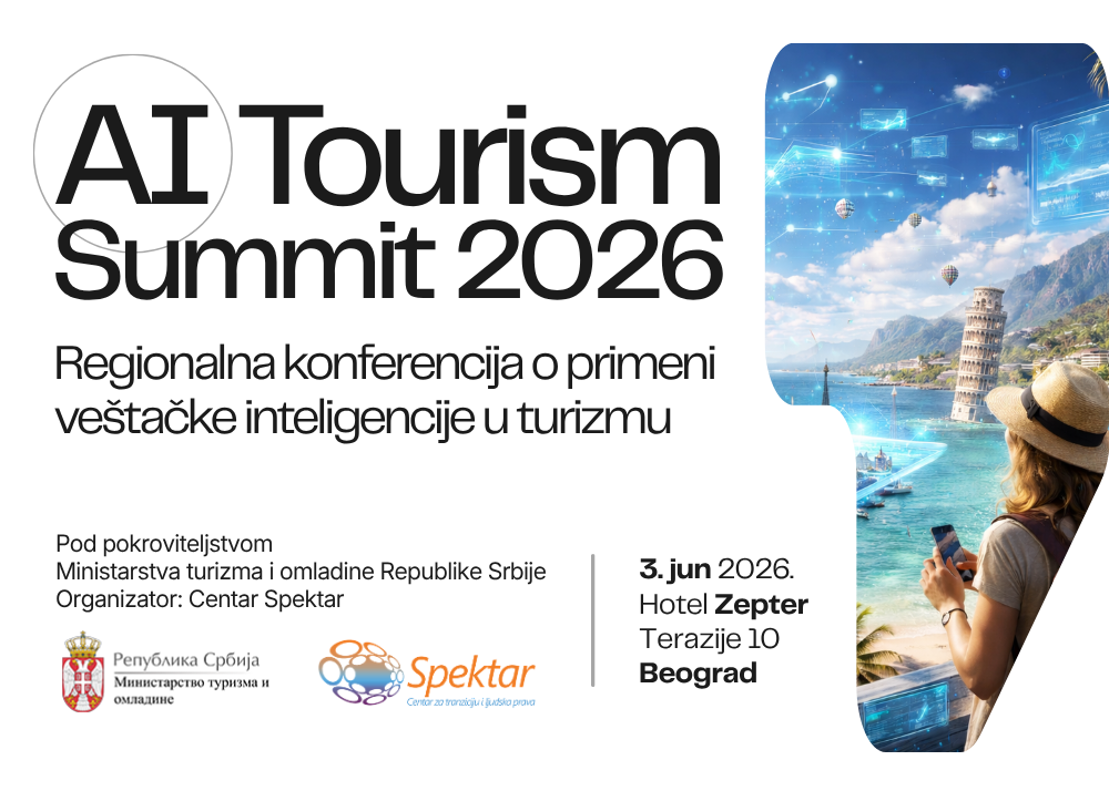 AI Tourism Summit 2026 u Beogradu 3. juna okuplja turistički sektor regiona oko primene AI u turizmu