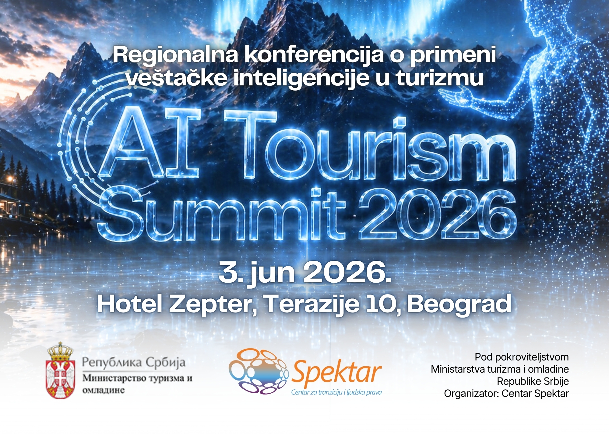 Regionalna konferencija AI Tourism Summit 2026 u Beogradu, 3. juna 2026.
